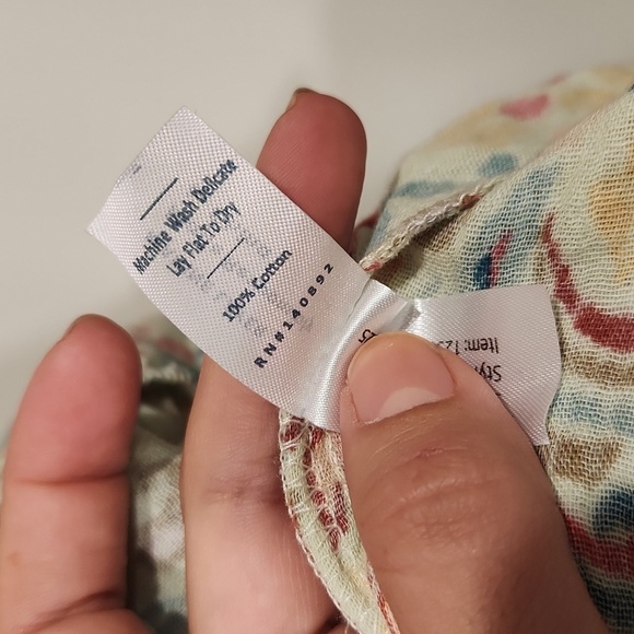 Marine layer floral mini dress women's Boho Style - Picture 8 of 9